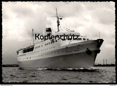 ÄLTERE ORIGINAL FOTO POSTKARTE KRONPRINS HARALD KIEL OSLO FÄHRSCHIFF FÄHRE ferry Schiff Motorschiff ship cpa photo