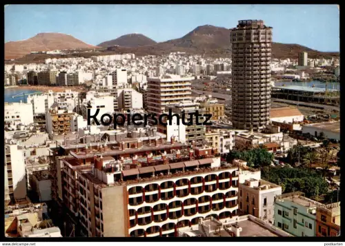 ÄLTERE POSTKARTE ZONA TURISTICA LAS CANTERAS LAS PALMAS GRAN CANARIA HOTEL Islas Canarias AK cpa postcard Ansichtskarte