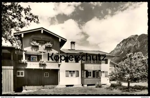 ÄLTERE POSTKARTE ERNST SCHEDLER OBERSTDORF ZIMMER MIT FLIESSENDEM WASSER ALLGÄU AK Ansichtskarte cpa postcard