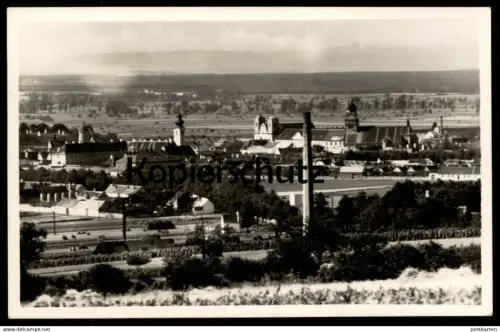 ALTE POSTKARTE SKALICA SCHORNSTEIN FABRIK KIRCHE Skalici Skalitz Slowakei Slovakia Slovensko cpa postcard Ansichtskarte