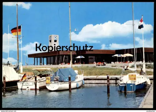 ÄLTERE POSTKARTE JACHTHAFEN MARINA STAVOREN YACHTHAFEN SPORTBOOTE BOOTE SEGELBOOTE MISTRAL DELPHIN ADAC KÖLN ship