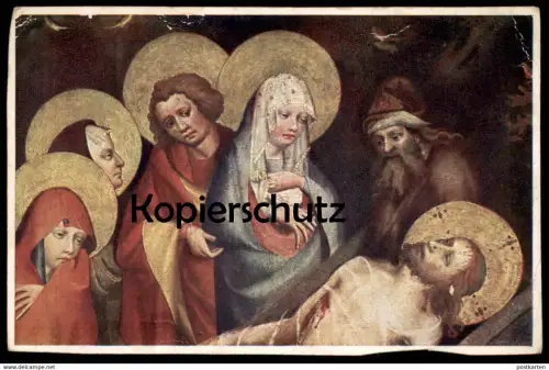 ALTE POSTKARTE MISTR TREBONSKEHO OLTAR OKOLE ROKU 1380 ceska republika Tschechische Republik czech republic postcard cpa