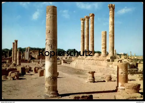 ÄLTERE POSTKARTE SABRATHA ANTIQUITIES LIBYA LIBIA LIBYEN Libiya Sabrata cpa postcard Ansichtskarte AK