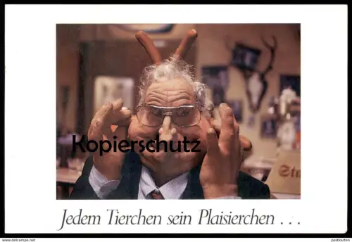 POSTKARTE HURRA DEUTSCHLAND TV SATIRE SHOW HELMUT KOHL AUS DEM LIEBESLEBEN DER OSTERHASEN Politiker Politik postcard cpa