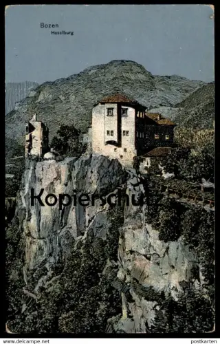 ALTE KÜNSTLER POSTKARTE HASELBURG BOZEN HASELBERG SCHLOSS KÜEPACH Bolzano Alto Adige Ansichtskarte AK cpa postcard