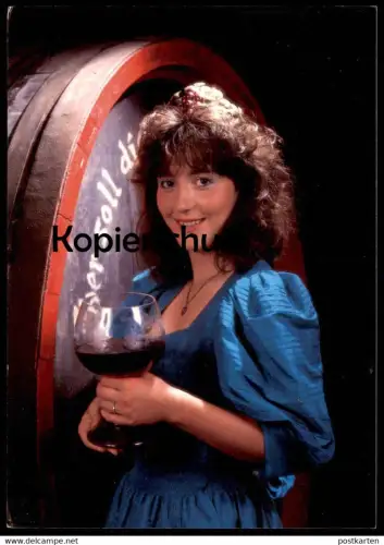 ÄLTERE POSTKARTE HEIMERSHEIM AHR WEINKÖNIGIN ANGELA RICK 1989/1990 Bad Neuenahr Ahrweiler Wein Ansichtskarte AK postcard