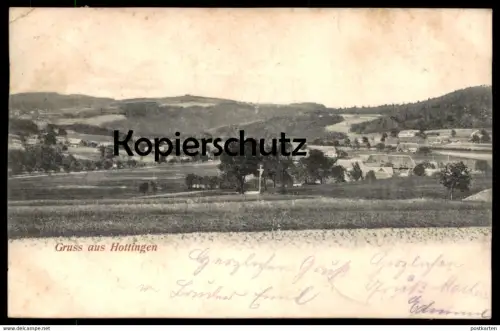 ALTE POSTKARTE GRUSS AUS HOTTINGEN RICKENBACH TOTALANSICHT PANORAMA Ansichtskarte AK postcard cpa