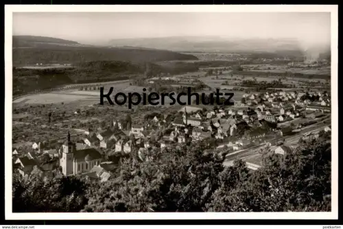 ALTE POSTKARTE TIENGEN OBERRHEIN PANORAMA TOTALANSICHT GESAMTANSICHT Total Waldshut-Tiengen postcard cpa Ansichtskarte