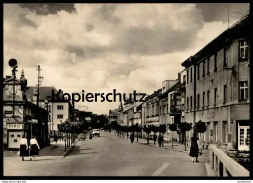 ALTE POSTKARTE NYMBURK TRIDA 2. KVETNA KINO cinema Hotel Ceska Tschechische Republik Ansichtskarte cpa postcard AK