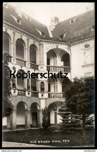 ALTE POSTKARTE AUS BRIXEN IN TIROL HEIMATSCHUTZKARTE Trentino Dolomiten Dolomiti Bressanone Italia Italien Ansichtskarte