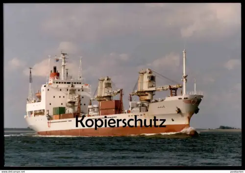 ÄLTERE FOTO POSTKARTE M.S. EL JEM SCHELDE 14.08.1994 FRACHTSCHIFF Schiff cargo ship postcard photo Ansichtskarte AK