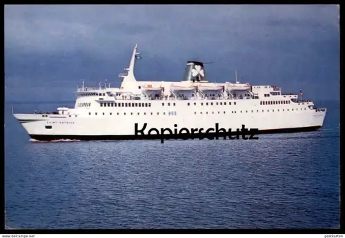 ÄLTERE POSTKARTE M.V. SAINT PATRICK PAQUEBOT ROSSLARE LE HAVRE CHERBOURG SCHIFF DAMPFER ship bateau à vapeur AK postcard