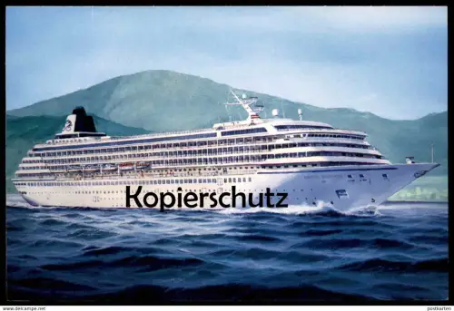 ÄLTERE POSTKARTE MS CRYSTAL SYMPHONY KREUZFAHRTSCHIFF CRYSTAL CRUISES BAHAMIAN REGISTRY Schiff ship AK cpa postcard