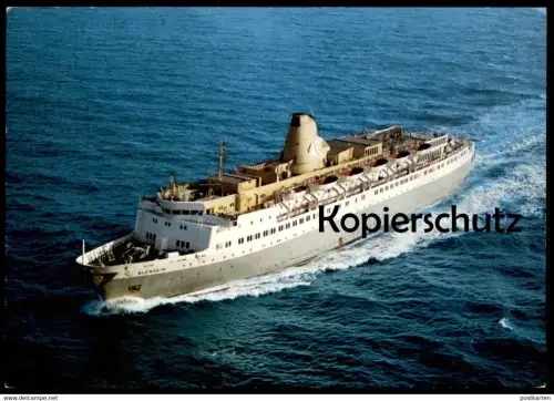 ÄLTERE POSTKARTE MS M.V. BLENHEIM FRED OLSEN LINES PASSAGIERFÄHRE ENGLAND MADEIRA & CANARY ISLANDS Schiff ship postcard
