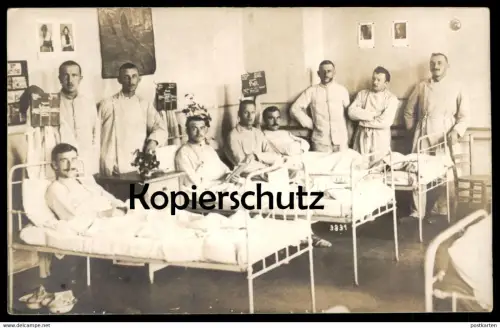 ALTE POSTKARTE HOSPITAL LAZARETT KRANKENHAUS VERM. CASSEL ÄRZTE PATIENTEN VERLAG OTTO GLIESCHE PHOTOGRAF KASSEL cpa AK