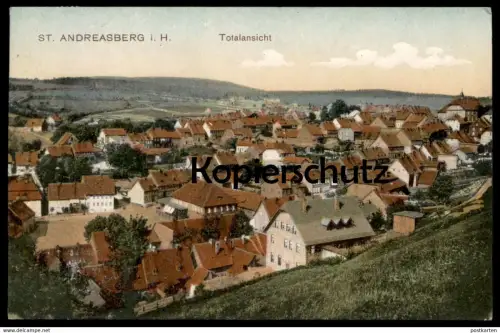 ALTE POSTKARTE ST. ANDREASBERG IM HARZ TOTALANSICHT 1918 Total Panorama Ansichtskarte AK cpa postcard