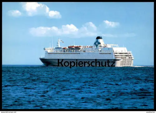 ÄLTERE POSTKARTE KRONPRINS HARALD AUF SEE FÄHRSCHIFF FÄHRE ferry Schiff Motorschiff ship bateau Ansichtskarte postcard