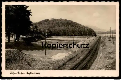 ALTE POSTKARTE BÖHMISCH LEIPA KAHLENBERG EISENBAHN BAHNSTRECKE Böhmen Ceska Lipa Sudeten Ansichtskarte AK postcard cpa