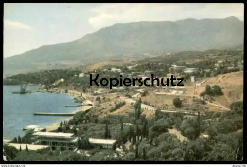 ÄLTERE POSTKARTE ARTEK GENERAL VIEW APTEK Hurzuf Hursuf Krim Russland Ukraine Russia cpa postcard AK Ansichtskarte