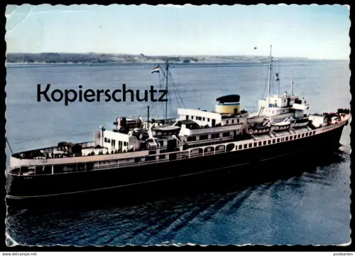ÄLTERE POSTKARTE M.S. KONINGIN EMMA PRINSES BEATRIX FÄHRSCHIFF FÄHRE ferry Schiff Motorschiff ship bateau postcard cpa