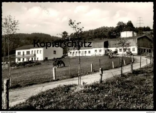 ÄLTERE POSTKARTE ATTENDORN HELDEN PENSION PULTE TRAKTOR ANHÄNGER TRECKER PFERDE tractor Ansichtskarte AK cpa postcard