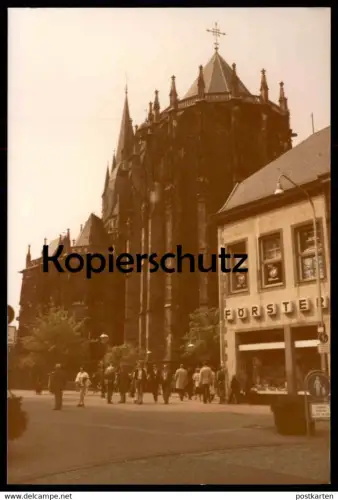 ALTES ORIGINAL FOTO AACHEN INNENSTADT GESCHÄFT FÖRSTER 1976 Schild Fußgängerzone Aken Aix-la-Chapelle Photo 13 cm x 9 cm