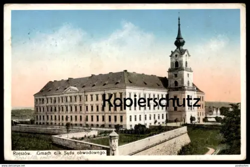 ALTE POSTKARTE RZESZOW GMACH C. K. SADU OBWODOWEGO Polska Poland Polen Ansichtskarte postcard AK cpa