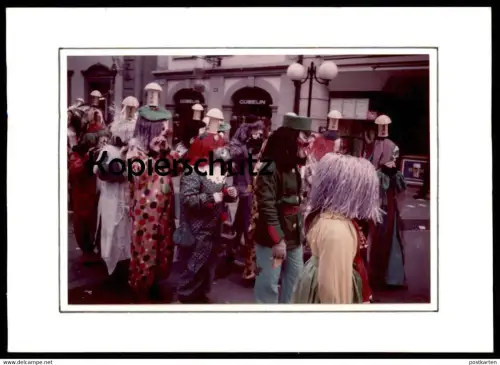 ÄLTERE KARTE BASELER FASTNACHT 1989 BASEL KARNEVAL CARNEVAL carnaval carnival Foto photo Ansichtskarte AK cpa postcard