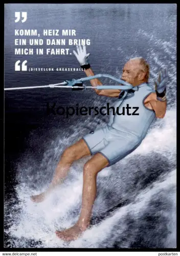 ÄLTERE POSTKARTE HEIZ MIR EIN WASSERSKI STARLIGHT EXPRESS STUNT water ski nautique waterski Ansichtskarte postcard cpa