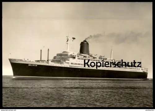 ÄLTERE POSTKARTE VIERSCHRAUBEN-TS BREMEN DAMPFER NORDDEUTSCHER LLYOD steam boat Ansichtskarte postcard cpa AK