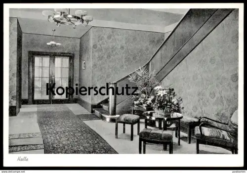 ALTE POSTKARTE NIEDERDOLLENDORF EISENBAHN-ERHOLUNGSHEIM HALLE Königswinter Nieder-Dollendorf cpa postcard Ansichtskarte