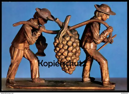 ÄLTERE POSTKARTE TREBECHOVICKY BETLEM TREBECHOVICE KRIPPE VINARI crib Tschechische Republik Ceska Cesko Wein vino vin AK