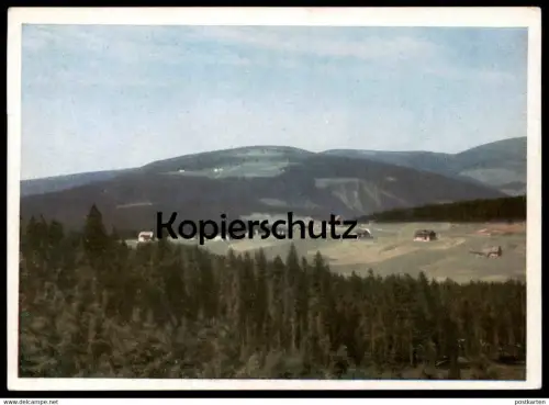 ALTE POSTKARTE BOHNWIESENBAUDE UND FUCHSBERG IM RIESENGEBIRGE SUDETENGAU nezka Sniezka Krkonose Karkonosze Sudeten cpa