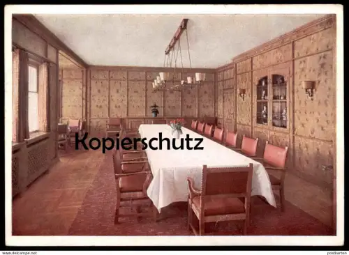 ALTE POSTKARTE BERGHOF HAUS WACHENFELD SPEISESAAL OBERSALZBERG Berchtesgaden eagles nest Ansichtskarte postcard cpa AK