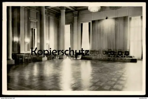 ÄLTERE POSTKARTE KARL-MARX-STADT KULTURPALAST DER WERKTÄTIGEN 1956 INNENANSICHT Saal Ansichtskarte cpa AK postcard