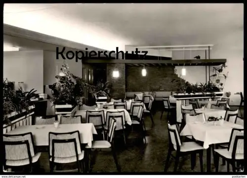 ALTE POSTKARTE STUTTGART SCHREMPP CAFÉ INNENANSICHT Ansichtskarte AK cpa postcard