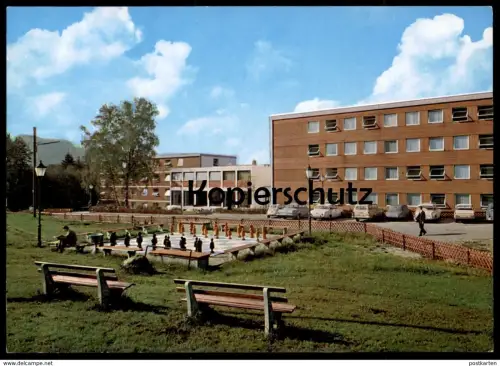 ÄLTERE POSTKARTE SASBACHWALDEN KURKLINIKEN JOUEURS D'ÉCHECS SCHACH SPIELEN PLAYING CHESS postcard Ansichtskarte AK cpa