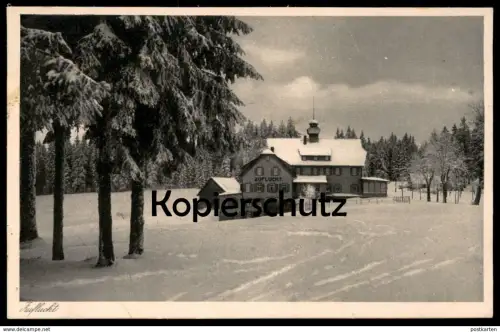 ALTE POSTKARTE KURHAUS UND WINTERSPORTPLATZ ZUFLUCHT FREUDENSTADT SCHMELZLE Baden-Württemberg Ansichtskarte postcard cpa