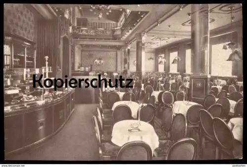 ALTE POSTKARTE CHEMNITZ INNERES EINER GASTSTÄTTE GASTHOF RESTAURANT 1927 AK Ansichtskarte postcard cpa