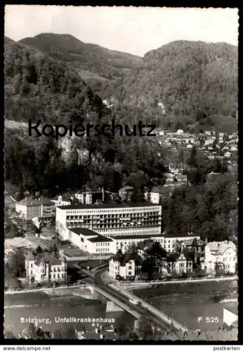 ÄLTERE POSTKARTE SALZBURG UNFALLKRANKENHAUS KRANKENHAUS 1955 Hospital AK Ansichtskarte cpa postcard