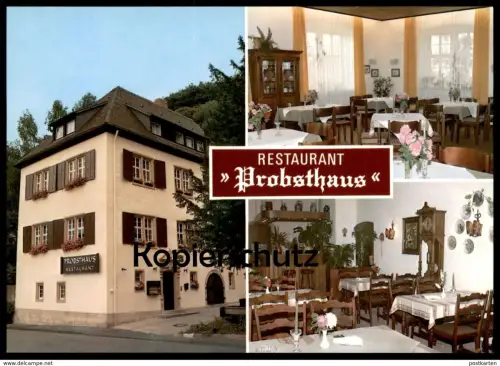 ÄLTERE POSTKARTE NEUSTADT AN DER HAARDT RESTAURANT PROBSTHAUS Ursula Schäfer Mandelring 93 Ansichtskarte postcard AK cpa