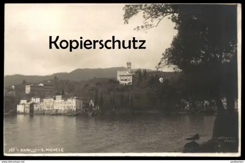 ALTE POSTKARTE RAPALLO S. MICHELE Sciutto Genova Liguria Ligurien Italia italy AK cpa postcard Ansichtskarte