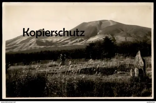ALTE POSTKARTE KARUIZAWA TSUCHIYA 1940 NAGANO Monument Bashyo ? VULKAN Vulcan volcano volcan postcard cpa Ansichtskarte