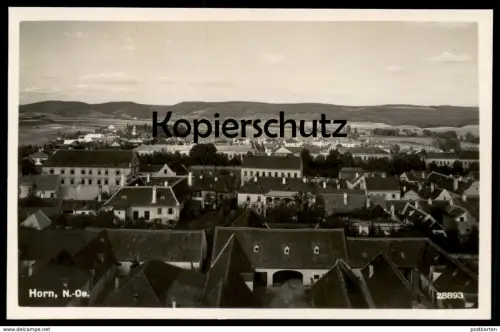 ALTE POSTKARTE HORN NIEDERÖSTERREICH Total Totalansicht Gesamtansicht Panorama Österreich Austria Autriche Ansichtskarte