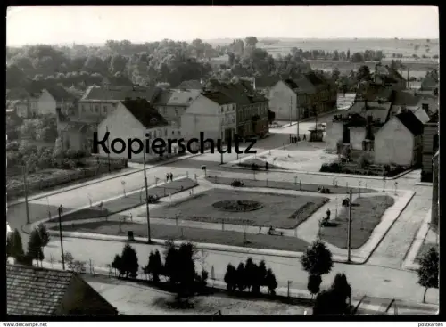 ÄLTERE POSTKARTE RZEPIN WIDOK OGOLNY Fot. J. Siudecki Polska Poland Pologne Polen postcard Ansichtskarte cpa AK