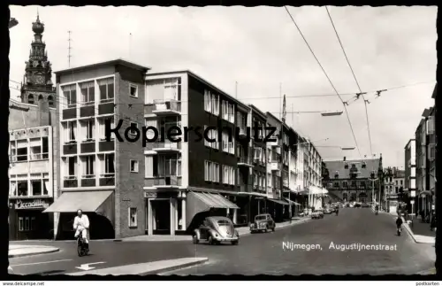 ÄLTERE POSTKARTE NIJMEGEN AUGUSTIJNENSTRAAT VW KÄFER Volkswagen Ansichtskarte postcard cpa AK