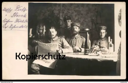 ALTE POSTKARTE SOLDATEN KÖLNISCHE ZEITUNG 9. RHEINISCHE INFANTERIE 6. DIVISION DUN MAAS nach Lantenbach Gummersbach AK