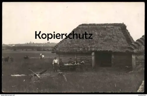 ALTE FOTO POSTKARTE LIZINE Doubs Bauernhaus Haus Pferd Pferde um 1916 cpa photo Ansichtskarte postcard