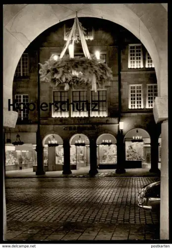 ALTE POSTKARTE MÜNSTER WESTFALEN WEIHNACHT AM PRINZIPALMARKT Weihnachten christmas noel cpa postcard AK Ansichtskarte