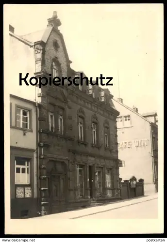 ALTE FOTO POSTKARTE SCHIFFWEILER KAISERSTRASSE CAFE WITT Saarland Ansichtskarte AK cpa photo postcard